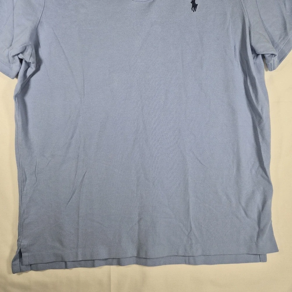Polo Ralph Lauren Classic Fit Men's Large Light Blue Pony Logo Polo Shirt